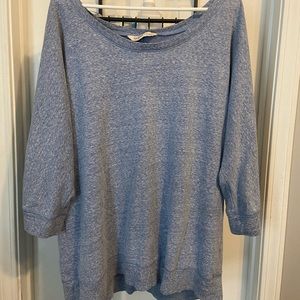 light blue top